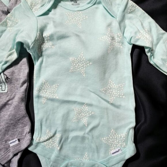 BRAND NEW Lot of GERBER Long Sleeved Bodysuits Boys Size 6-9 months - Picture 4 of 8